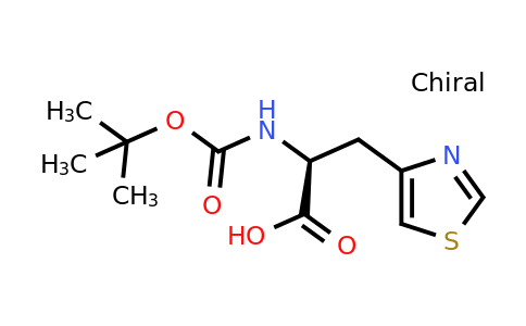 119434-75-2 | (S)-2-((tert-Butoxycarbonyl)amino)-3-(thiazol-4-yl)propanoic acid