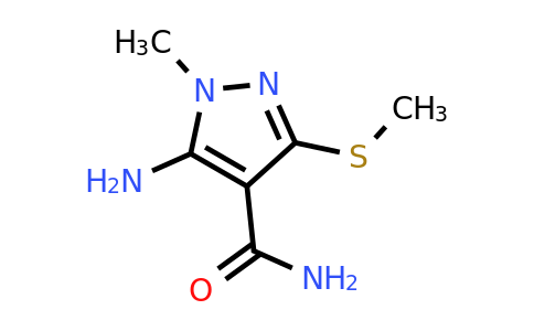 1196151-97-9 | 5-Amino-1-methyl-3-(methylsulfanyl)-1H-pyrazole-4-carboxamide