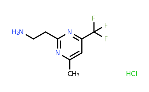 1196152-75-6 | 2-[4-Methyl-6-(trifluoromethyl)pyrimidin-2-yl]ethan-1-amine hydrochloride