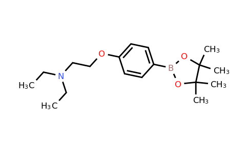 1196396-94-7 | Diethyl({2-[4-(tetramethyl-1,3,2-dioxaborolan-2-yl)phenoxy]ethyl})amine