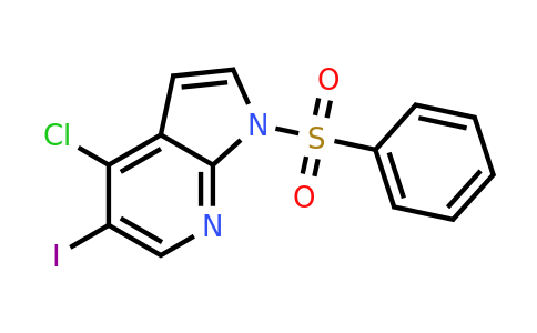 1196507-56-8 | 4-Chloro-5-iodo-1-(phenylsulfonyl)-1H-pyrrolo[2,3-b]pyridine