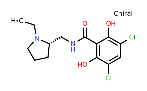 (S)-3,5-Dichloro-N-((1-ethylpyrrolidin-2-yl)methyl)-2,6-dihydroxybenzamide