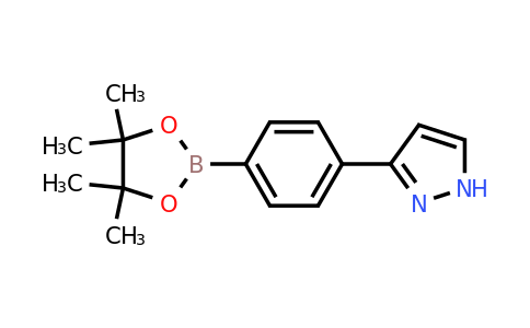 1196879-97-6 | 3-(4-(4,4,5,5-Tetramethyl-1,3,2-dioxaborolan-2-yl)phenyl)-1H-pyrazole