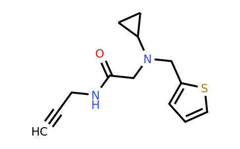 1197507-29-1 | 2-(Cyclopropyl(thiophen-2-ylmethyl)amino)-N-(prop-2-yn-1-yl)acetamide