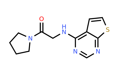 1197516-18-9 | 1-(Pyrrolidin-1-yl)-2-(thieno[2,3-d]pyrimidin-4-ylamino)ethan-1-one