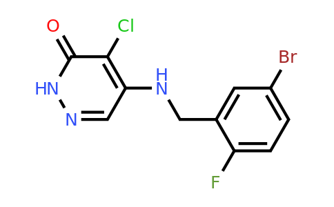 1197543-53-5 | 5-((5-Bromo-2-fluorobenzyl)amino)-4-chloropyridazin-3(2h)-one