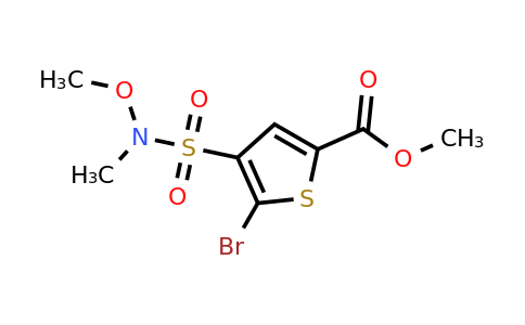 1197661-73-6 | Methyl 5-bromo-4-(n-methoxy-N-methylsulfamoyl)thiophene-2-carboxylate