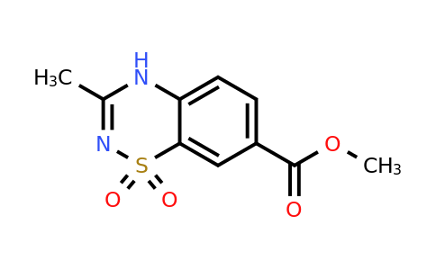 1197707-54-2 | Methyl 3-methyl-1,1-dioxo-4h-1lambda6,2,4-benzothiadiazine-7-carboxylate