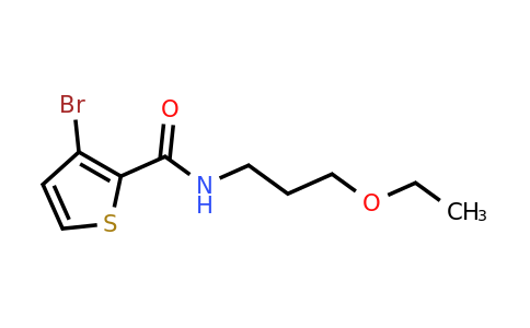 1197714-05-8 | 3-Bromo-N-(3-ethoxypropyl)thiophene-2-carboxamide