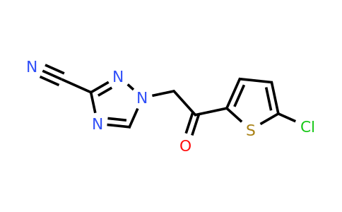 1197757-33-7 | 1-(2-(5-Chlorothiophen-2-yl)-2-oxoethyl)-1h-1,2,4-triazole-3-carbonitrile