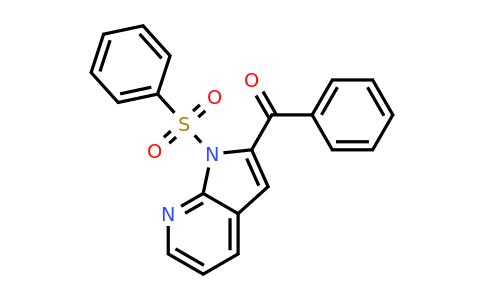 1198283-74-7 | Phenyl(1-(phenylsulfonyl)-1H-pyrrolo[2,3-b]pyridin-2-yl)methanone