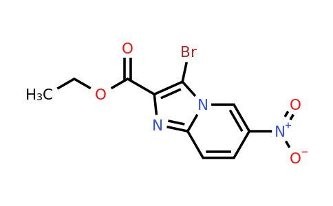 1198569-36-6 | Ethyl 3-bromo-6-nitroimidazo[1,2-a]pyridine-2-carboxylate