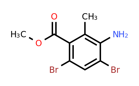 119916-05-1 | Methyl 3-amino-4,6-dibromo-2-methylbenzoate