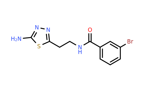 1199215-70-7 | N-(2-(5-amino-1,3,4-thiadiazol-2-yl)ethyl)-3-bromobenzamide