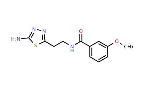 1199215-82-1 | N-(2-(5-amino-1,3,4-thiadiazol-2-yl)ethyl)-3-methoxybenzamide