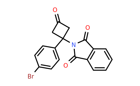 1199556-87-0 | 2-(1-(4-Bromophenyl)-3-oxocyclobutyl)isoindoline-1,3-dione