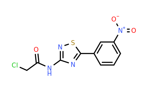 1199589-55-3 | 2-Chloro-N-(5-(3-nitrophenyl)-1,2,4-thiadiazol-3-yl)acetamide