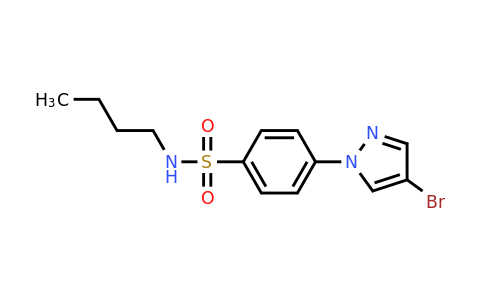 N-Butyl-4-(4-bromopyrazol-1-yl)benzenesulfonamide