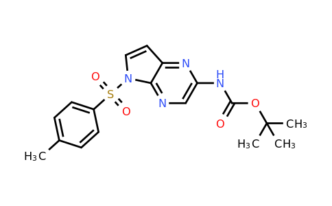 1201187-44-1 | tert-Butyl N-[5-(4-methylbenzenesulfonyl)-5H-pyrrolo[2,3-b]pyrazin-2-yl]carbamate