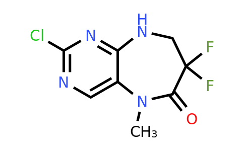 1201693-88-0 | 2-Chloro-7,7-difluoro-5-methyl-5,7,8,9-tetrahydro-6H-pyrimido[4,5-b][1,4]diazepin-6-one