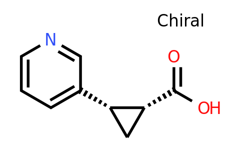 cis-2-(3-pyridyl)cyclopropanecarboxylic acid