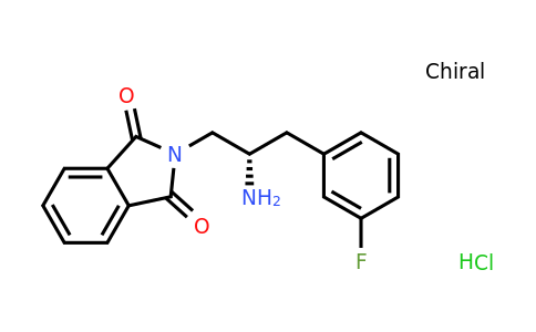 1202237-87-3 | (S)-2-(2-Amino-3-(3-fluorophenyl)propyl)isoindoline-1,3-dione hydrochloride