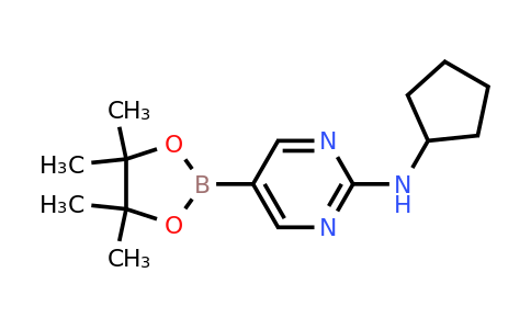 1202805-22-8 | n-Cyclopentyl-5-(4,4,5,5-tetramethyl-1,3,2-dioxaborolan-2-yl)pyrimidin-2-amine