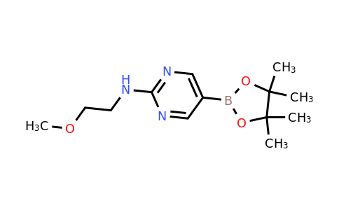 1202805-24-0 | N-(2-methoxyethyl)-5-(4,4,5,5-tetramethyl-1,3,2-dioxaborolan-2-yl)pyrimidin-2-amine