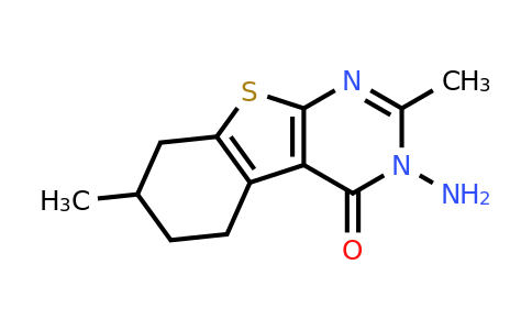 120354-21-4 | 3-Amino-2,7-dimethyl-5,6,7,8-tetrahydrobenzo[4,5]thieno[2,3-d]pyrimidin-4(3h)-one