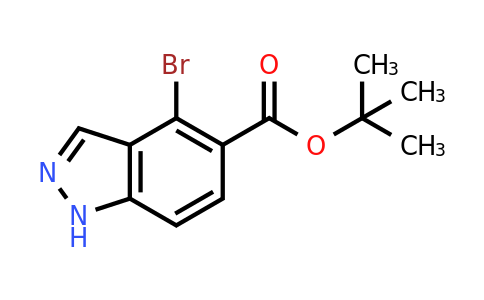 1203662-37-6 | 4-Bromo-1H-indazole-5-carboxylic acid tert-butyl ester