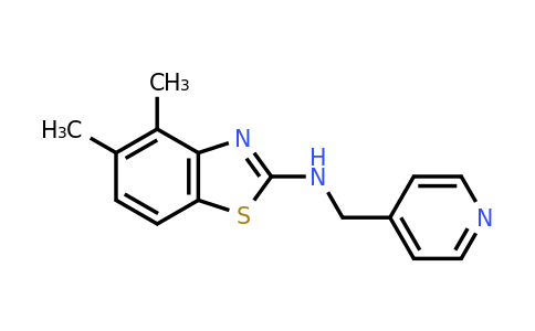 1204297-05-1 | 4,5-Dimethyl-N-(pyridin-4-ylmethyl)-1,3-benzothiazol-2-amine