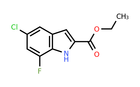 1204501-37-0 | Ethyl 5-chloro-7-fluoro-1H-indole-2-carboxylate