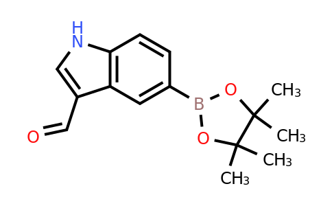 1204742-74-4 | 5-(4,4,5,5-Tetramethyl-1,3,2-dioxaborolan-2-yl)-1H-indole-3-carbaldehyde