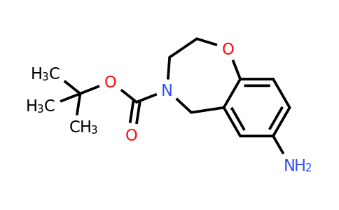 1205750-08-8 | tert-Butyl 7-amino-2,3-dihydro-5H-benzo[f][1,4]oxazepine-4-carboxylate