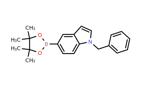 1206163-56-5 | 1-Benzyl-5-(4,4,5,5-tetramethyl-1,3,2-dioxaborolan-2-yl)-1H-indole