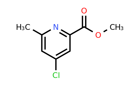 1206250-28-3 | Methyl 4-chloro-6-methylpicolinate