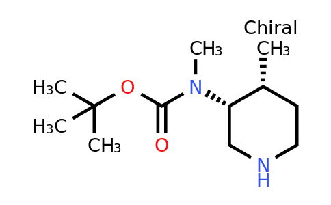 1206824-89-6 | rel-tert-Butyl methyl((3R,4R)-4-methylpiperidin-3-yl)carbamate