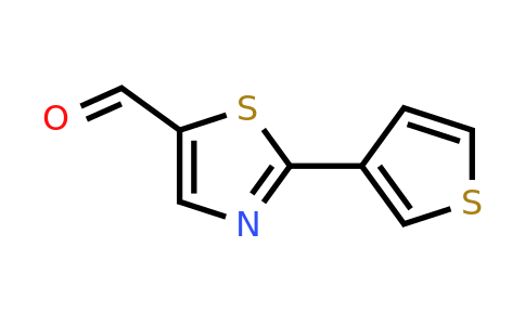 1206971-01-8 | 2-(Thiophen-3-yl)-1,3-thiazole-5-carbaldehyde