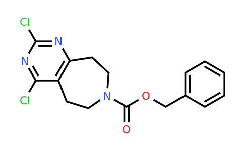 1207362-38-6 | Benzyl 2,4-dichloro-5H,6H,7H,8H,9H-pyrimido[4,5-d]azepine-7-carboxylate