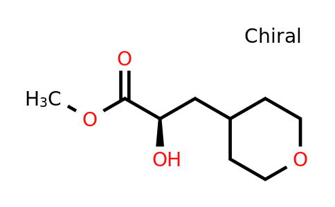 1207447-41-3 | methyl (R)-2-hydroxy-3-(tetrahydro-2H-pyran-4-yl)propanoate