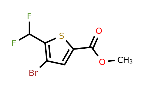 1207557-47-8 | Methyl 4-bromo-5-(difluoromethyl)thiophene-2-carboxylate