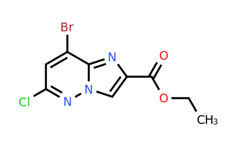1208087-79-9 | Ethyl 8-bromo-6-chloroimidazo[1,2-b]pyridazine-2-carboxylate
