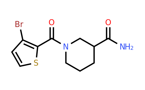 1208725-29-4 | 1-(3-Bromothiophene-2-carbonyl)piperidine-3-carboxamide