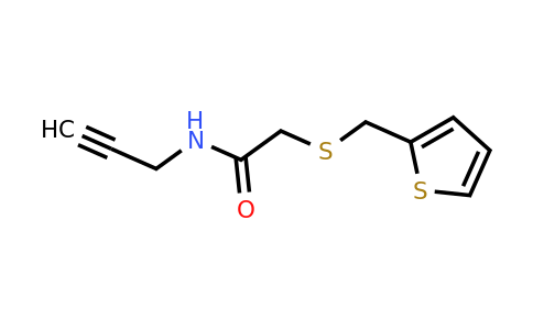 1208765-13-2 | n-(Prop-2-yn-1-yl)-2-((thiophen-2-ylmethyl)thio)acetamide