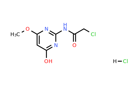 1208790-34-4 | 2-Chloro-N-(4-hydroxy-6-methoxypyrimidin-2-yl)acetamide hydrochloride