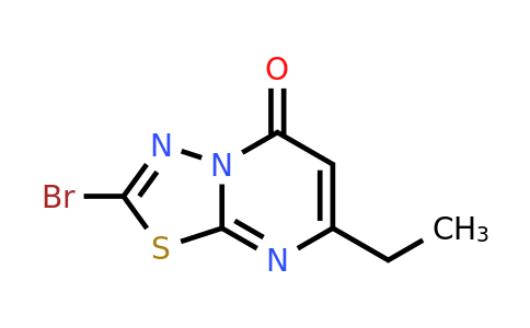 1208795-98-5 | 2-Bromo-7-ethyl-5H-[1,3,4]thiadiazolo[3,2-a]pyrimidin-5-one