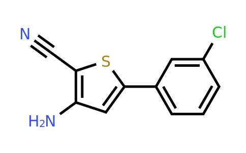 1208878-61-8 | 3-Amino-5-(3-chlorophenyl)thiophene-2-carbonitrile