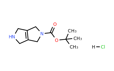 1208929-16-1 | tert-Butyl 3,4,5,6-tetrahydropyrrolo[3,4-c]pyrrole-2(1H)-carboxylate hydrochloride