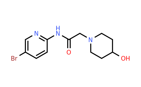 1208965-71-2 | n-(5-Bromopyridin-2-yl)-2-(4-hydroxypiperidin-1-yl)acetamide