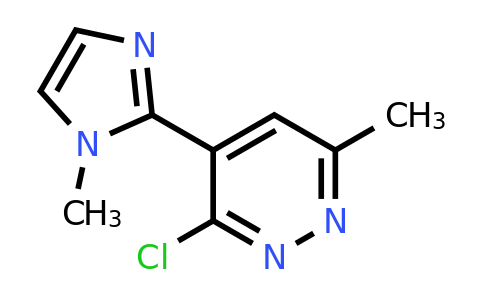 1209062-25-8 | 3-Chloro-6-methyl-4-(1-methyl-1h-imidazol-2-yl)pyridazine